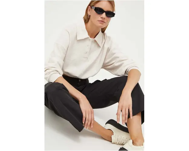 American Vintage bluza culoarea bej