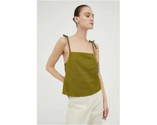 G-Star Raw top femei, culoarea verde