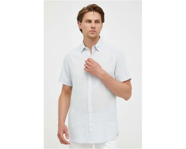 Pepe Jeans camasa de in cu guler clasic, regular