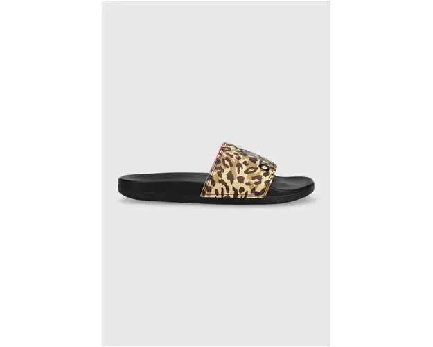 adidas papuci femei, culoarea negru