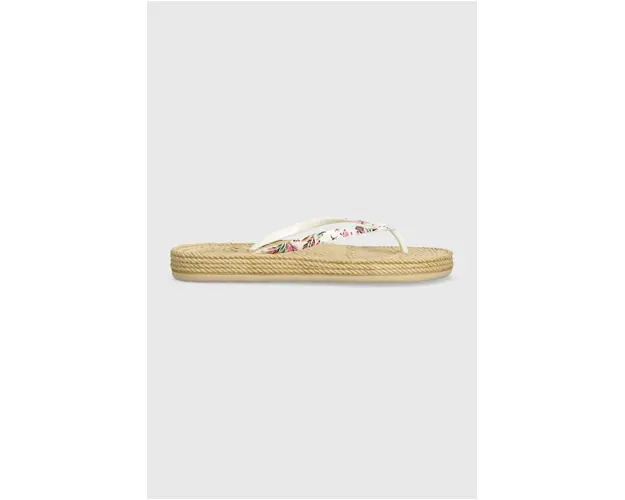 Roxy slapi femei, culoarea portocaliu, cu toc plat ARJL101004