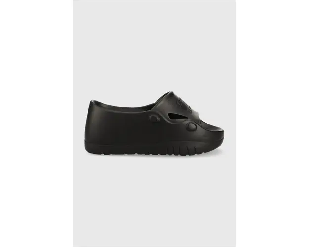 Tommy Jeans papuci FREEDOM FLATF POOL femei, culoarea negru, toc pana, EN0EN02145