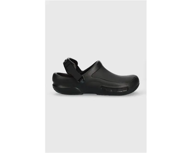 Crocs papuci Bistro Pro Lite Ride Clog femei, culoarea negru 204044