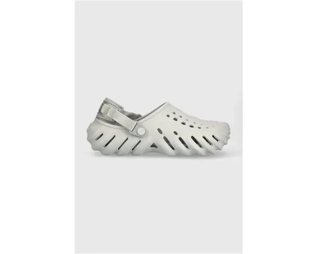 Crocs papuci Echo Clog culoarea gri 207937