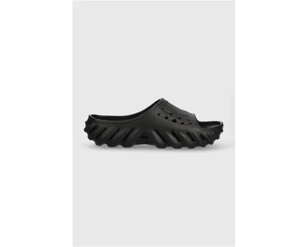 Crocs papuci Echo Slide culoarea negru 208170