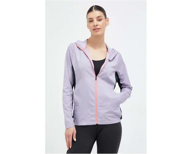 Mizuno jacheta de alergare Alpha culoarea violet