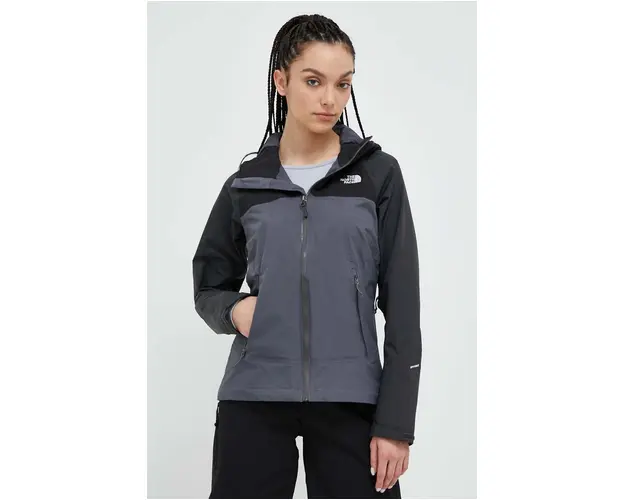 The North Face jacheta de exterior Stratos culoarea gri