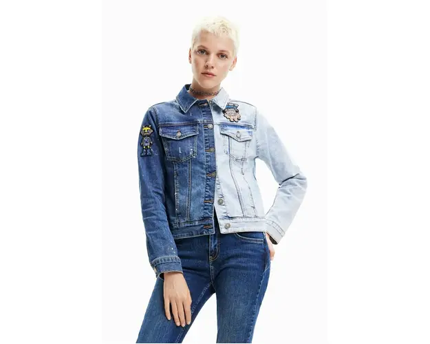Desigual geaca jeans femei, de tranzitie