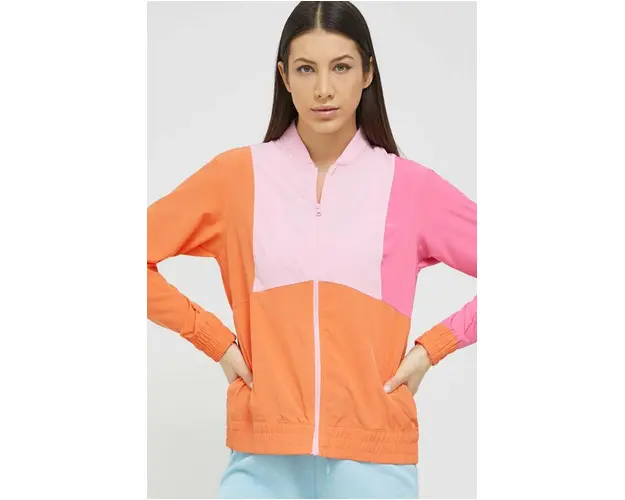 Columbia geaca femei, culoarea portocaliu, de tranzitie