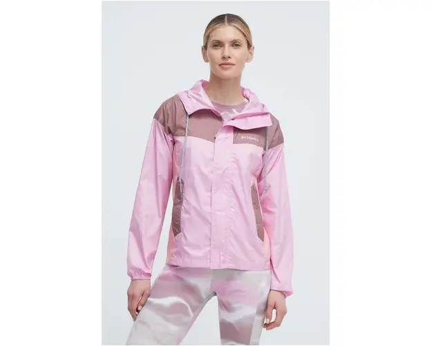 Columbia geaca Flash Challenger femei, culoarea violet, de tranzitie 1989523