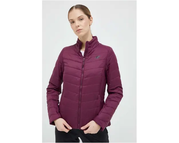 4F geaca sport culoarea violet