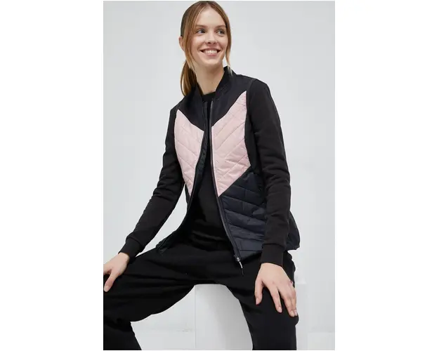 4F vesta sport culoarea negru, de tranzitie