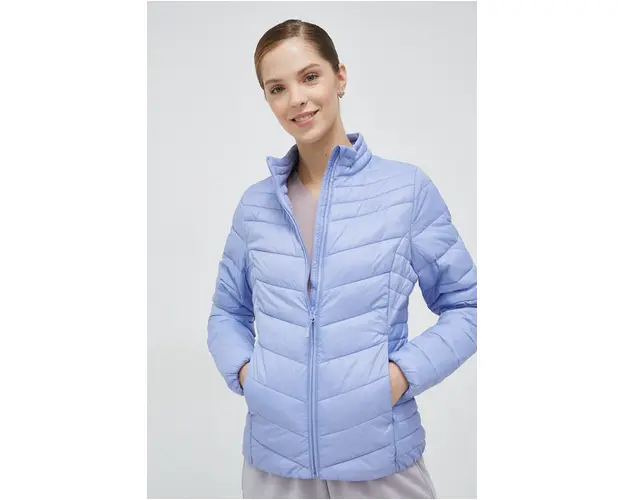 4F geaca femei, culoarea violet, de tranzitie