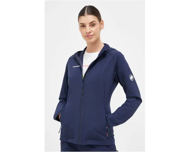 Mammut hanorac Madris Light culoarea albastru marin