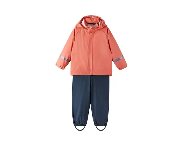 Reima jacheta si pantaloni pentru copii culoarea portocaliu