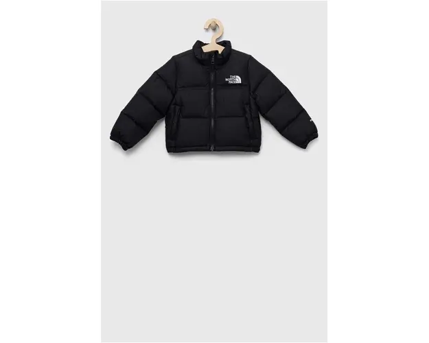 The North Face geaca de puf pentru copii culoarea negru