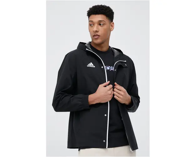 adidas Performance geaca barbati, culoarea negru, de tranzitie IK4010