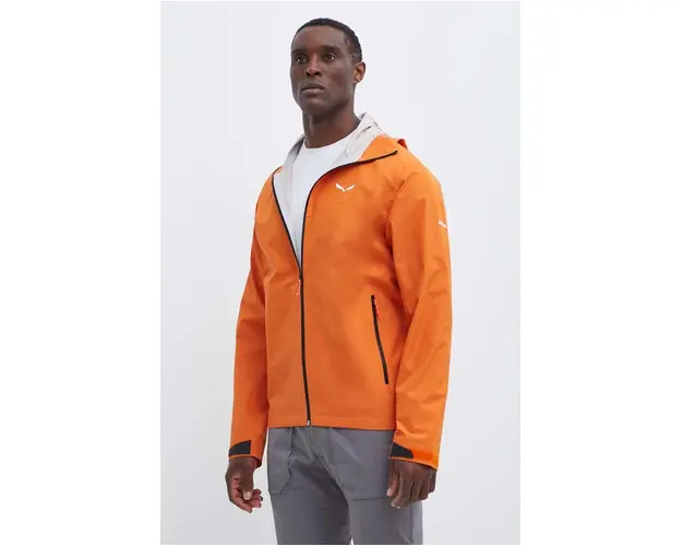 Salewa jacheta de exterior Puez Aqua 4 PTX 2.5L culoarea portocaliu