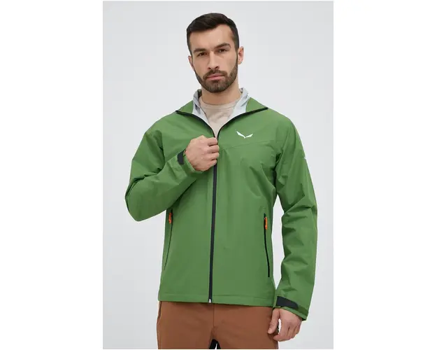 Salewa jacheta de exterior Puez Aqua 4 PTX 2.5L culoarea verde