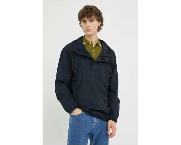 G-Star Raw geaca barbati, culoarea albastru marin, de tranzitie, oversize