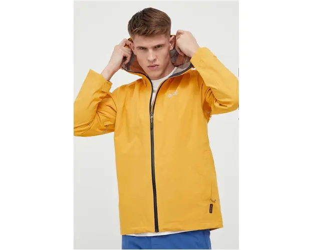 Jack Wolfskin jacheta de exterior Highest Peak culoarea galben