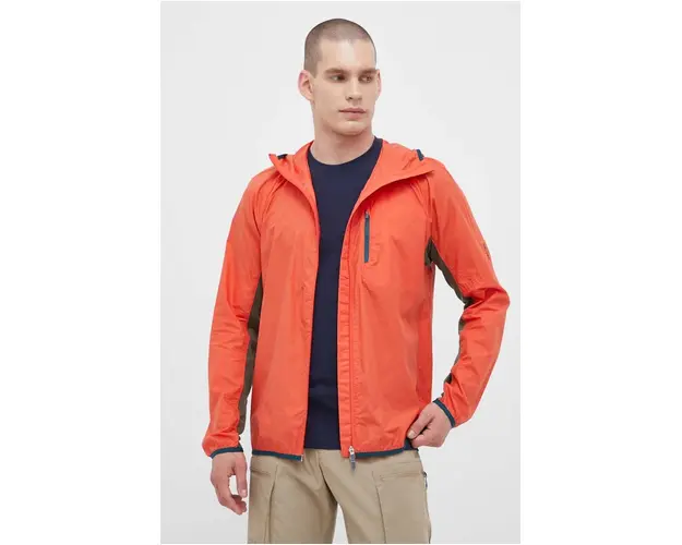 Icebreaker windbreaker Shell+ culoarea portocaliu