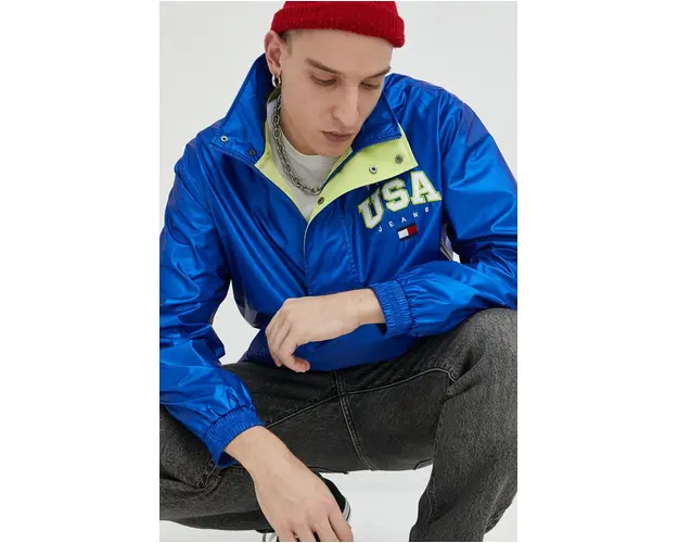 Tommy Jeans geaca barbati, de tranzitie, oversize