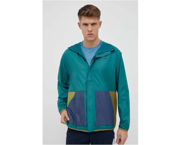 New Balance geaca de ploaie All Terrain barbati, culoarea verde, de tranzitie, oversize