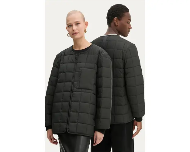 Rains geaca 18170 Liner Jacket culoarea negru, de tranzitie 18170.01-01Black