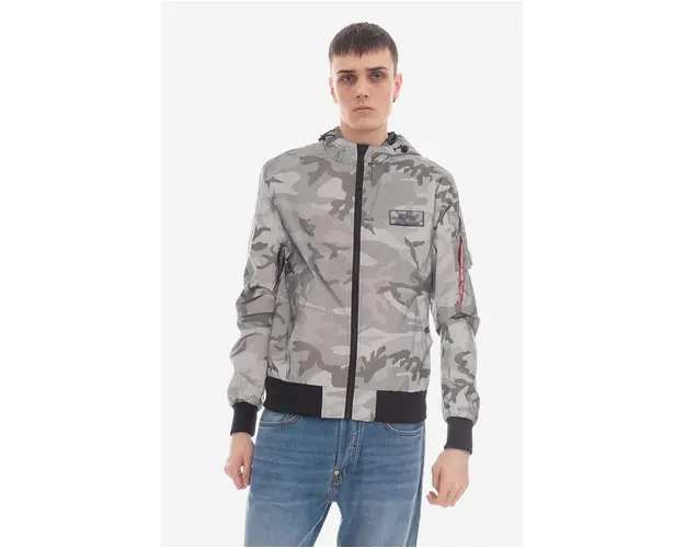 Alpha Industries geaca culoarea gri, de tranzitie 126138RC.125-grey