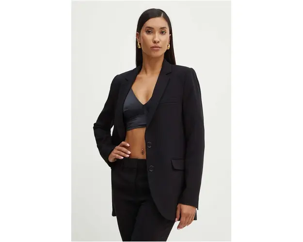 MICHAEL Michael Kors sacou culoarea roz, un singur rand de nasturi, neted