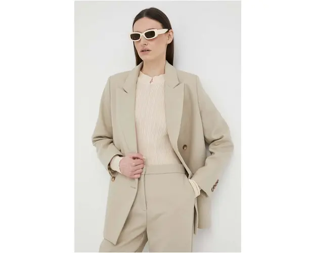 Lovechild sacou Arizona culoarea bej, oversize, neted