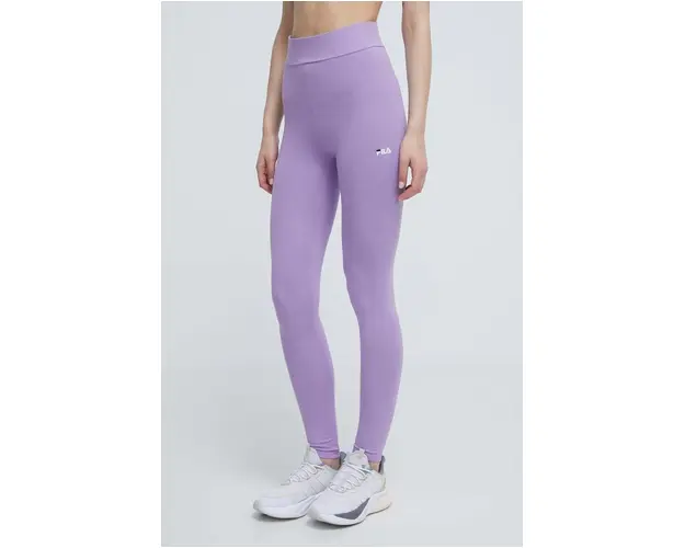 Fila colanti femei, culoarea violet, neted
