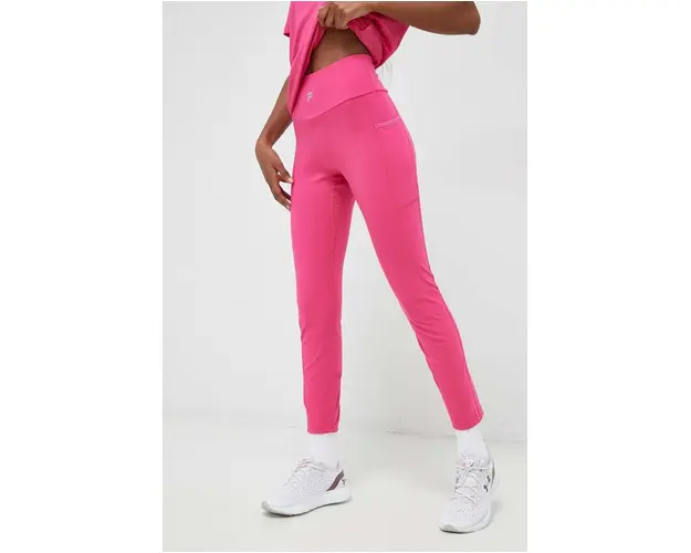 Fila leggins de antrenament Raga culoarea roz, neted