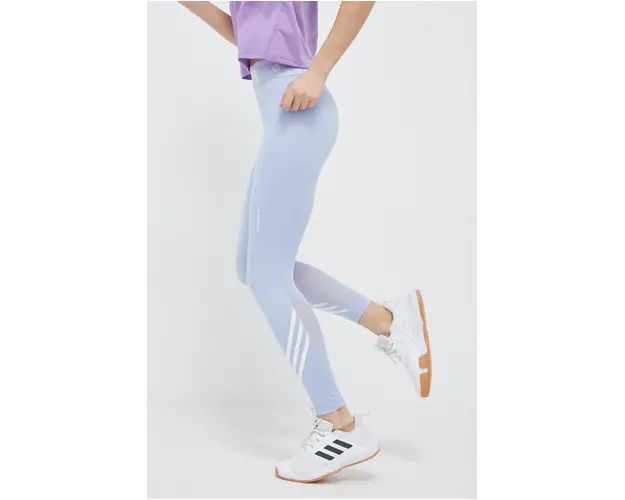 adidas Performance leggins de antrenament Techfit 3-Stripes cu imprimeu