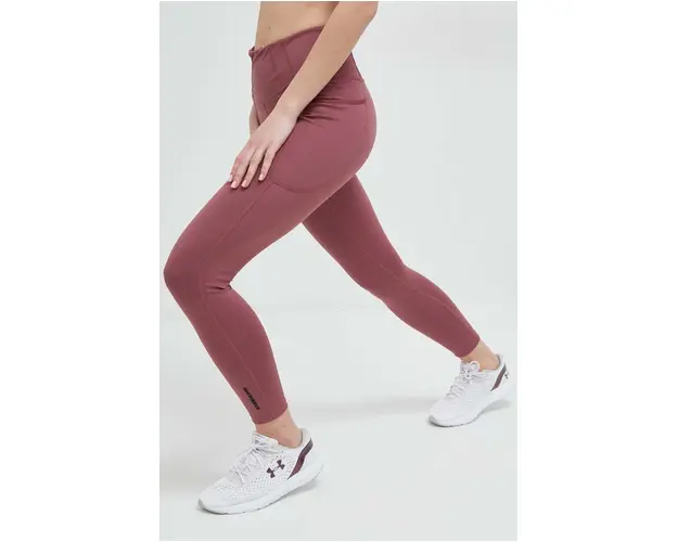 New Balance leggins de antrenament Shape Shield culoarea roz, neted