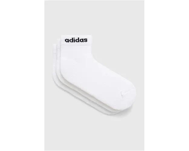 adidas sosete 3-pack culoarea alb HT3457