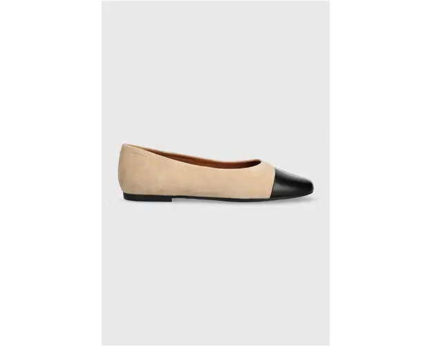 Vagabond Shoemakers balerini de piele JOLIN culoarea bej, 5508.642.95