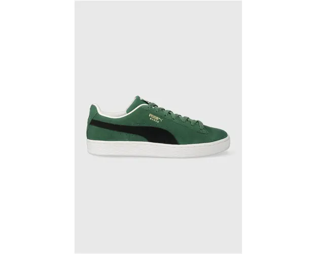 Puma sneakers din piele intoarsa Suede Classic XXI culoarea verde 374915