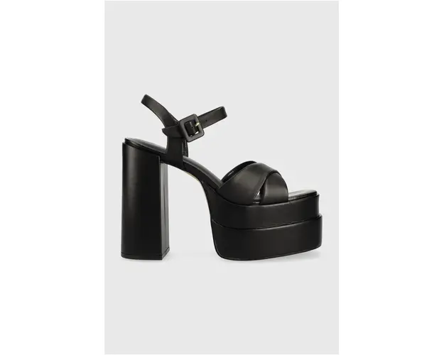 Aldo sandale de piele Gisell culoarea negru, 13540201.GISELL