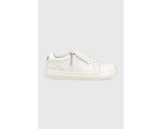 Geox sneakers D LEELU culoarea alb, D35FFE 085NF C0007