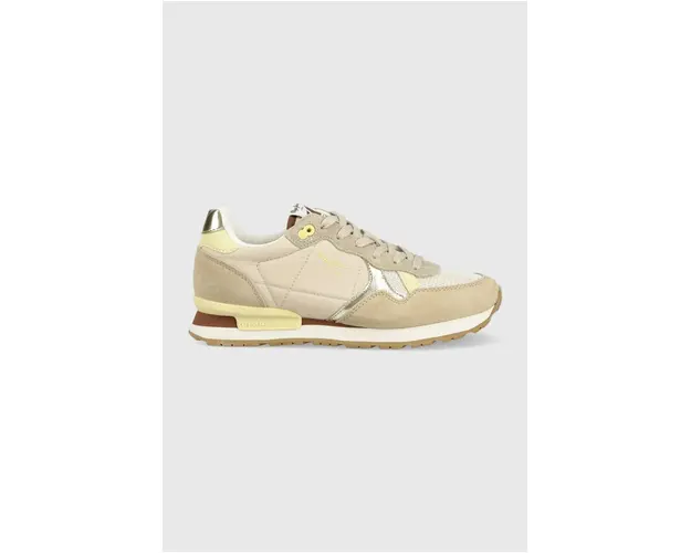 Pepe Jeans sneakers BRIT culoarea bej, PLS31474