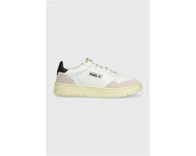 Karl Lagerfeld sneakers din piele KREW KL culoarea alb