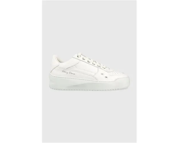 Filling Pieces sneakers din piele Avenue Cup culoarea alb, 71533701855