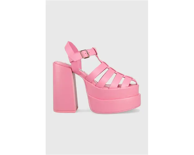 Steve Madden sandale de piele Carlita culoarea roz, SM11002385