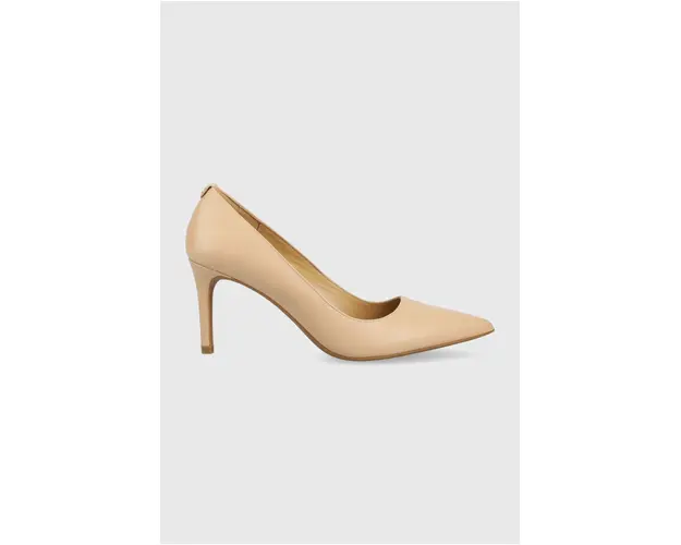 MICHAEL Michael Kors stilettos de piele Alina culoarea bej, 40F2HNMP2L