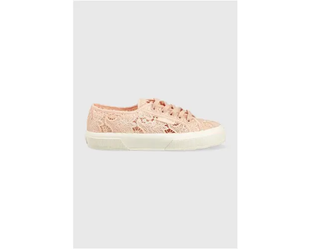 Superga tenisi 2750 MACRAME femei, culoarea roz, S81219W