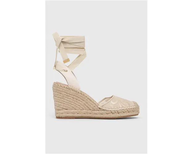 Aldo espadrile Efemina culoarea bej, toc pana