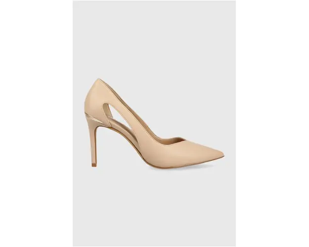 Aldo pantofi cu toc Nikkola culoarea bej, 13569812.Nikkola