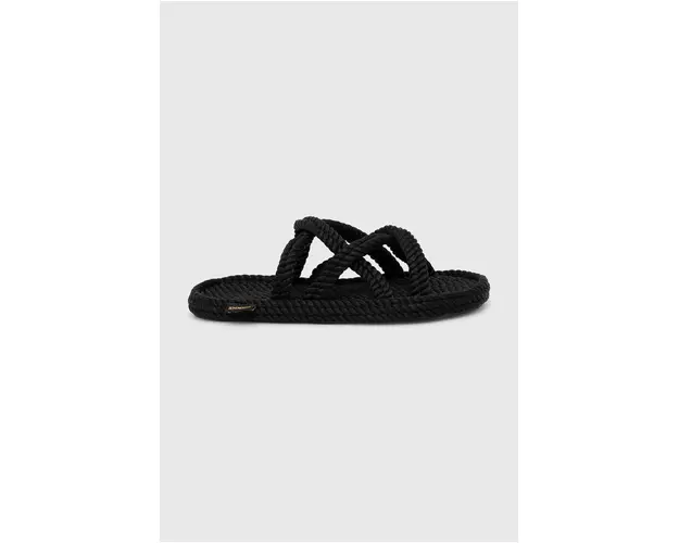 Bohonomad papuci Bodrum femei, culoarea negru, BOD.0020.WSL